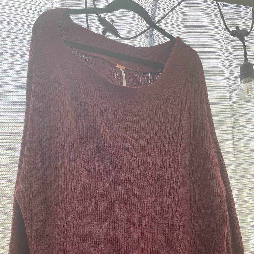 Free people boatneck sweater